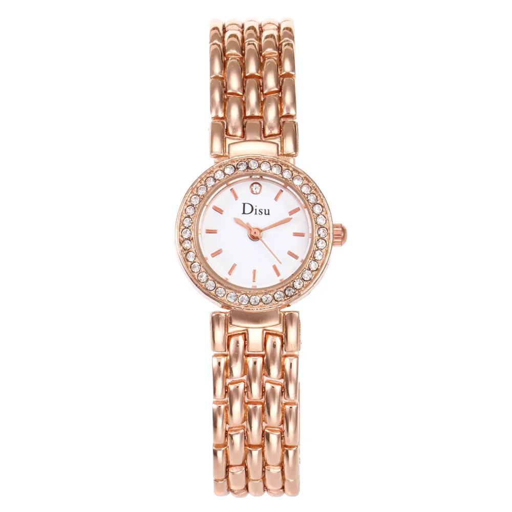 

Rhinestone Rose Gold Women Watch Romantic grace Youthful Watch Stainless Steer Steel band Quartz Ladies Watches Montre Femme