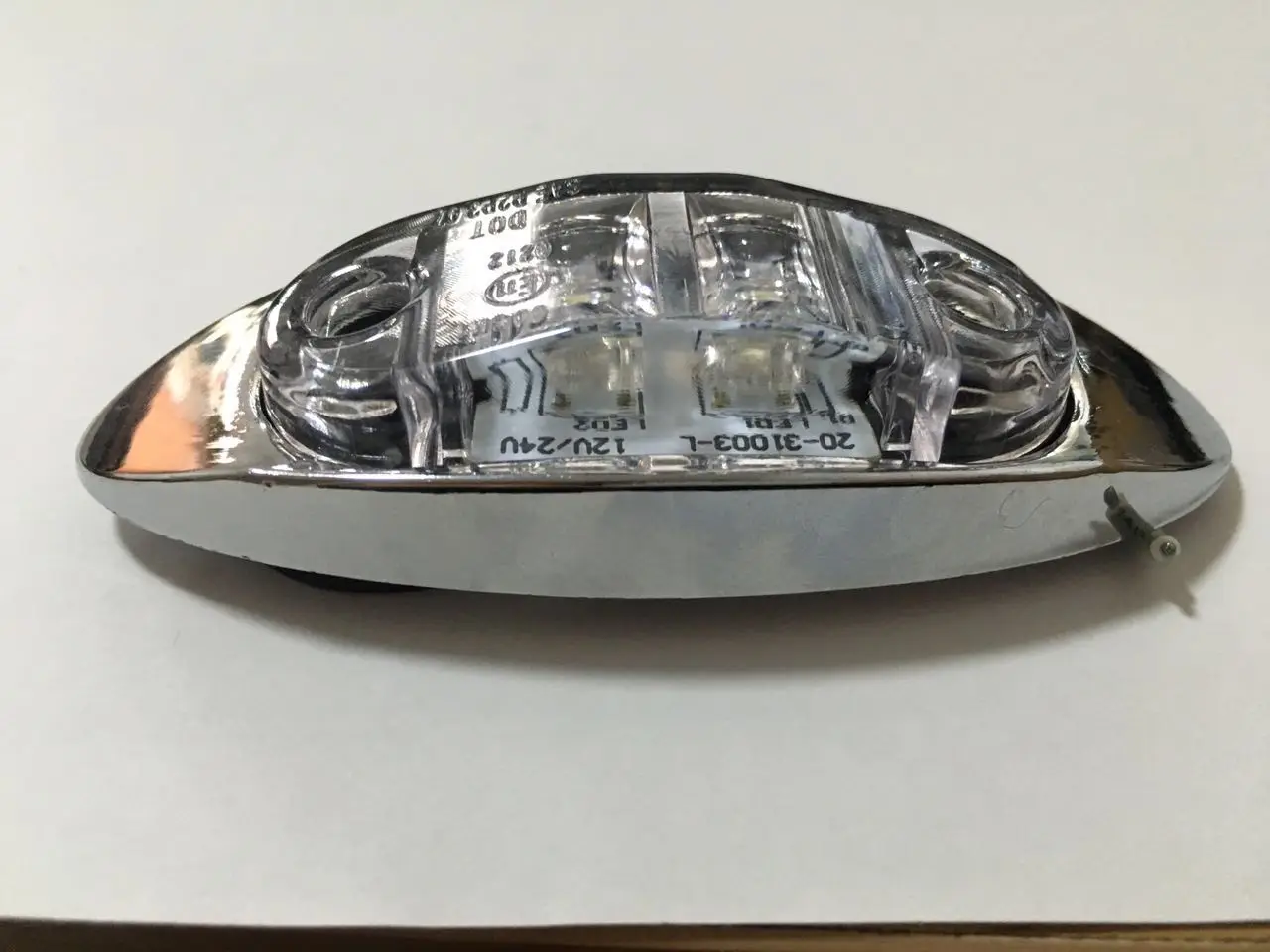 Светодиодный хромированный светильник для грузовиков прицепов автобусов 10 30 в