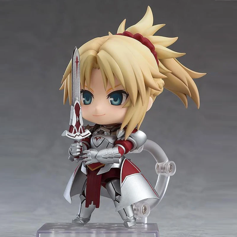 10 см Nendoroid Fate/apocripha Saber из красного абс и ПВХ окрашенные фигурки Коллекция игрушек куклы с коробкой