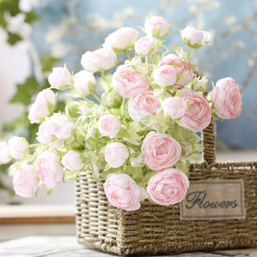 Искусственный Шелковый цветок лотоса 43 см|wedding home decoration|silk flowers weddingflower wedding |