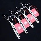 Парикмахерские ножницы 440C Z2004, профессиональные ножницы для филировки, 6 дюймов, 16 см, 8121418 зубцов