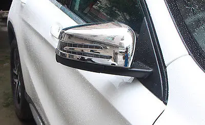 

2 шт ABS Chrome крышка зеркала боковой двери пара для Benz GLA X156 2013 2014 2015