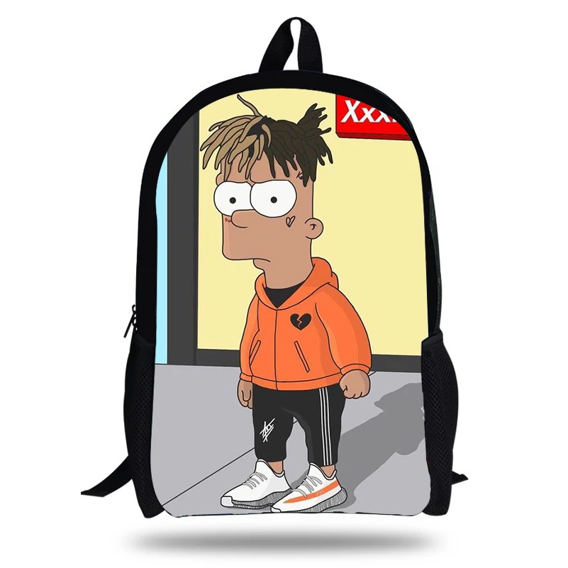 Xxxtentacion рюкзак с принтом для мальчиков и девочек Большая вместительная сумка