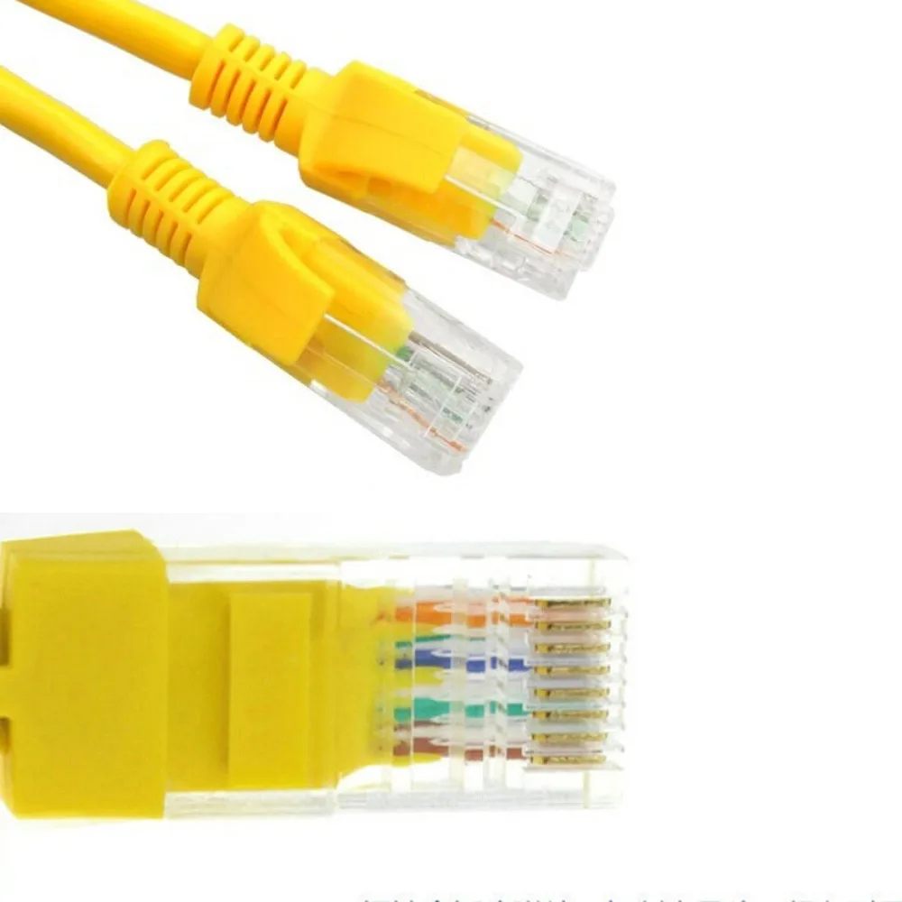 1 5 м желтый внешний сетевой Ethernet кабель CAT5e 100% медный usb sata переходная карта rj45