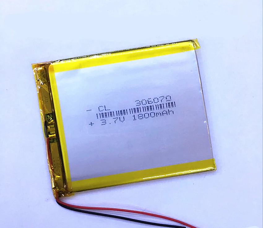 Литий полимерные аккумуляторные ячейки для GPS PDA планшета ПК 1 шт. 306070 1800 мАч 3 7