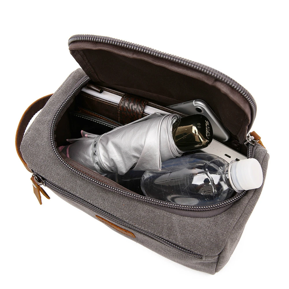 New Men Travel Toiletry Bag Wash Shaving Dopp Kit Packing Cubes Bags Dopp Kit for Canvas Leather Women Travel Bag Cosmetic Pouch
