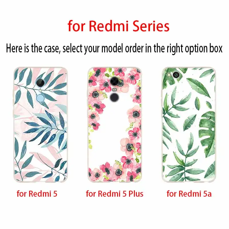 Мягкий чехол С КАКТУСОМ банановыми листьями для Xiaomi Redmi Note 10 9 8 7 6 5 Pro Max 10S 9S 9T 8T