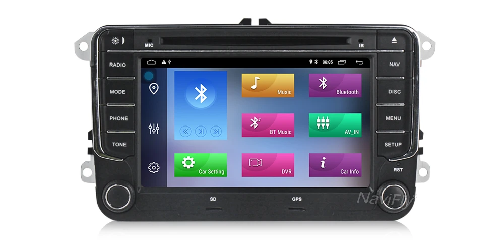 Android 8,1 автомобильный dvd-плеер радио FM для VW polo golf passat b6 tiguan skoda yeti superb rapid gps Navi wifi RDS встроенный canbus