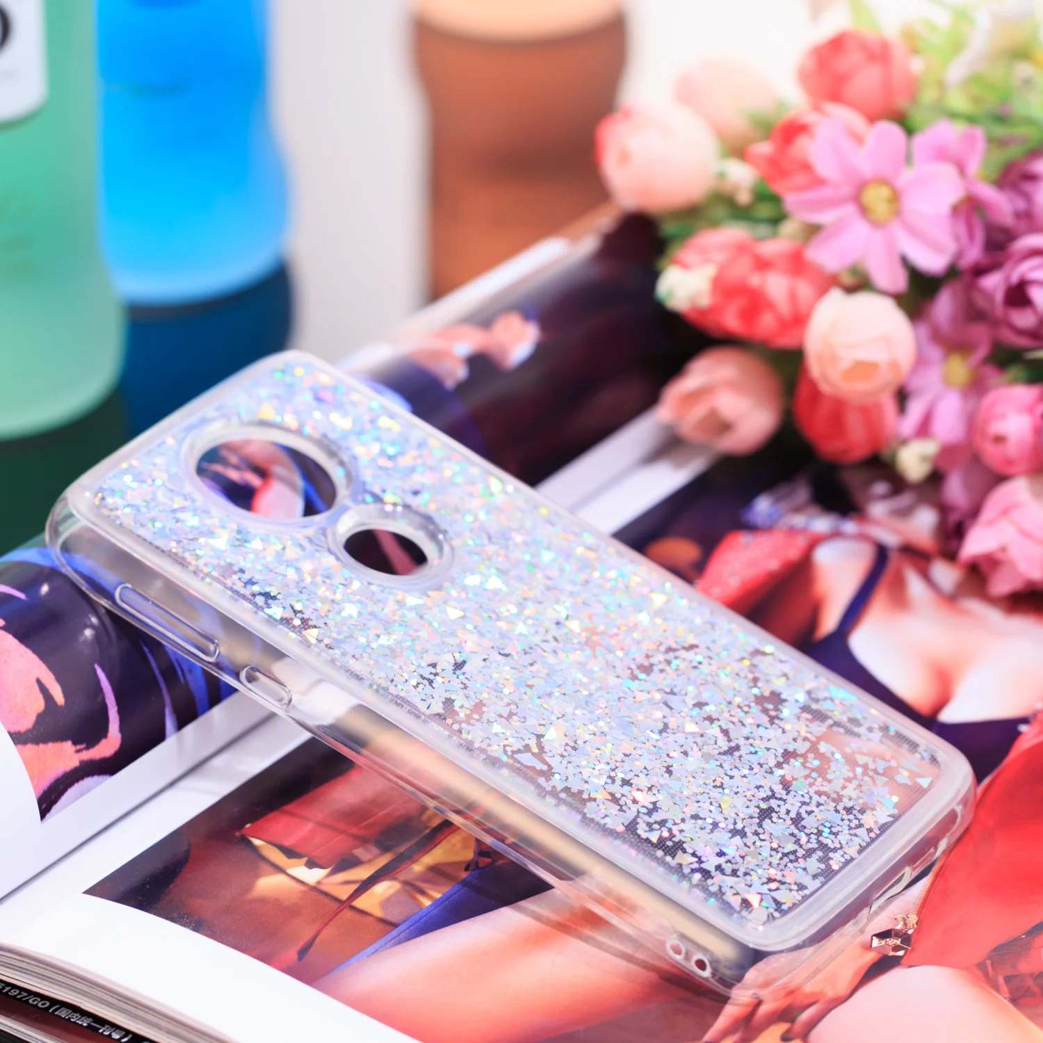 Luxury Bling Glitter For coque Motorola Moto G5S Plus Soft Silicone case Crystal Sequins Quicksand funda cover |