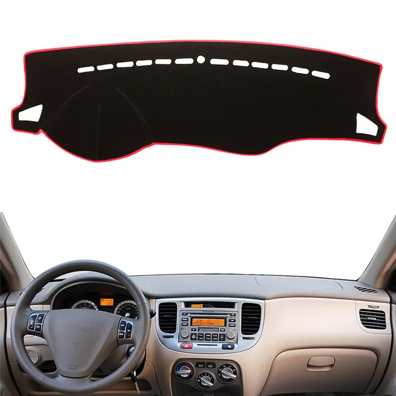Для Kia Rio Rio5 2006 2007 2008 2009 2010 2011 приборной панели автомобиля крышка коврик козырек от