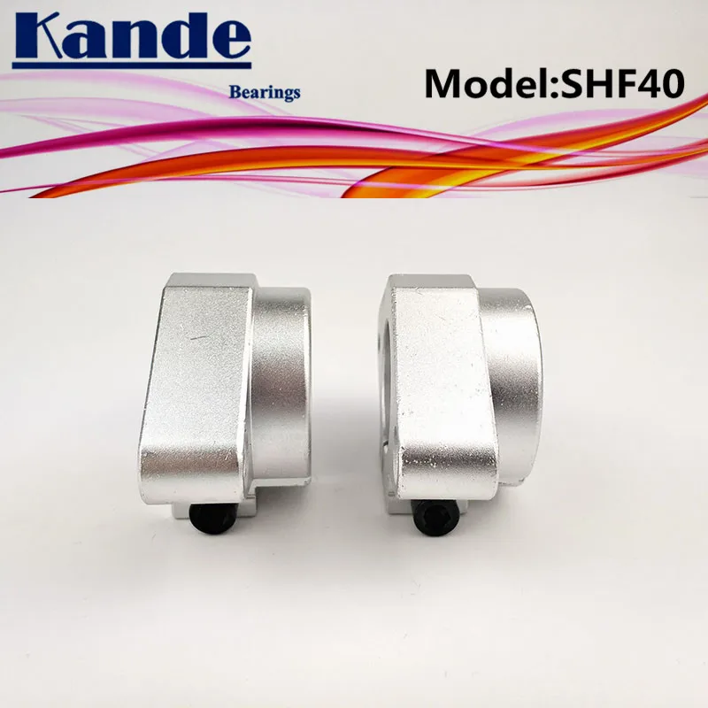 Подшипники Kande 2 шт. SHF40 40 мм Опора стержня подшипника круглый прямой стержень