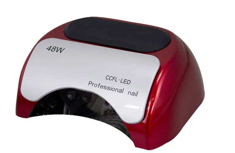 УФ-лампа для сушки гель-лака ногтей 48 Вт красная/белая/черная | Красота и здоровье