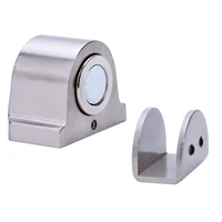 1 magnet glass door stop stainless steel door stopper magnetic door holder toilet glass door doorstop furniture hardware tool