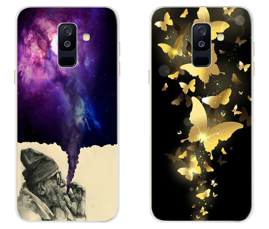 Чехол для телефона samsung Galaxy A6 Plus A605 A605F полная защита чехол для телефона s для samsung A 6 A6 Plus задняя крышка бампер