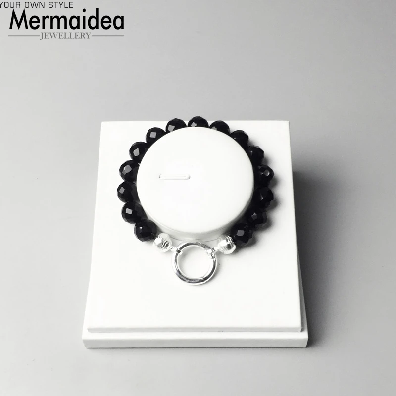 Браслет с вырезами из черного камня Rebel Fashion Good Jewerly для влюбленных 2020 подарок
