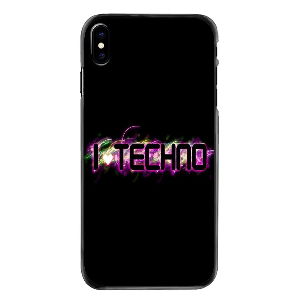 Чехлы для телефонов Sony Xperia X XA XZ M2 M4 M5 C3 C4 C5 T3 E4 E5 Z Z1 Z2 Z3 Z5 Compact I Love Techno technology Music Art Poster |