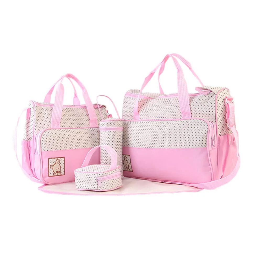 5 шт. многофункциональная Детская сумка для подгузников костюмы мамы держатель