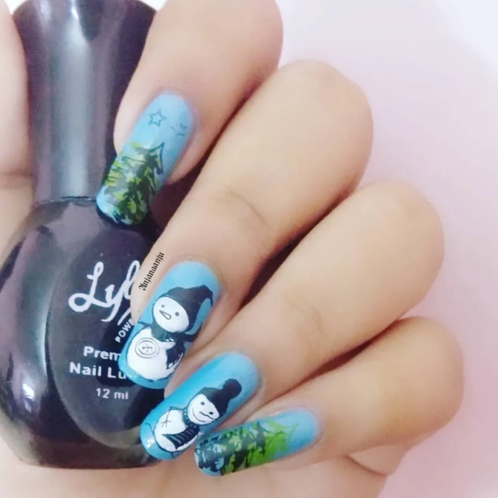 BeautyBigBang 5,6*5,6 см круглая Рождественская серия 2 ногтей штамповки пластины-шаблоны полировка изображений передача DIY Инструменты для нейл-арта