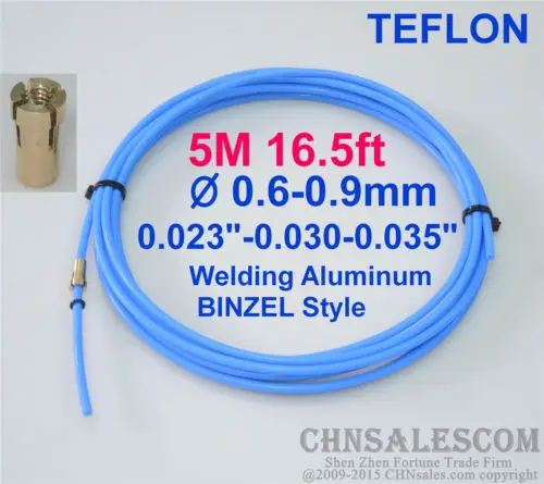 CHNsalescom Европейский стиль MIG MAG PTFE вкладыш 0 6-0 9 соединители для сварочной проволоки