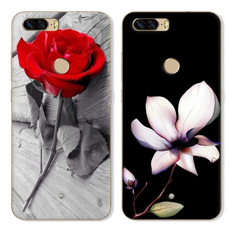 Cartoon Case For Sugar F11 18 Colors High-quality Silicone Shiny Jelly Back Cover Case!Red Rose Color Case! |
