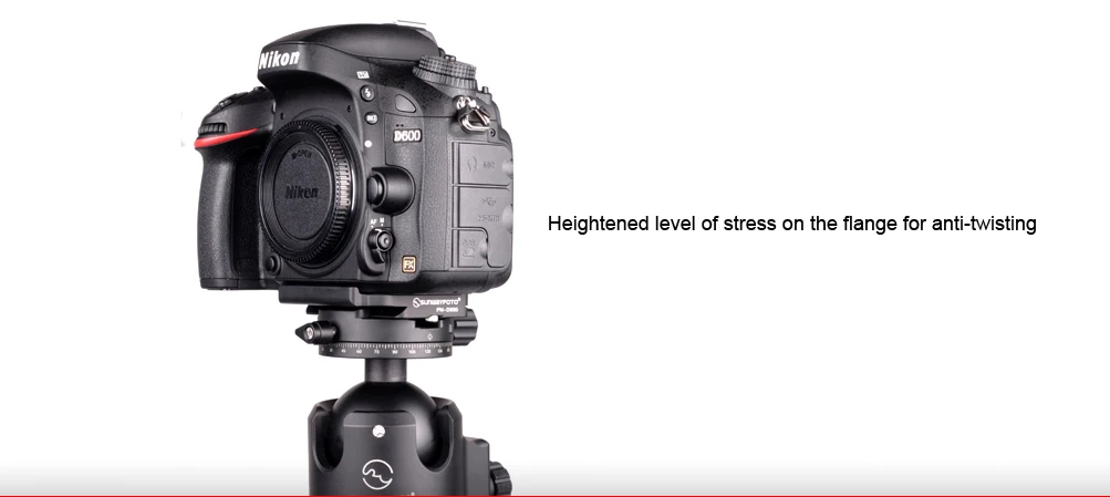 SUNWAYFOTO PN-D600 Штативная головка быстросъемная пластина для Nikon D600 Штативная головка пластина специальная алюминиевая быстросъемная пластина