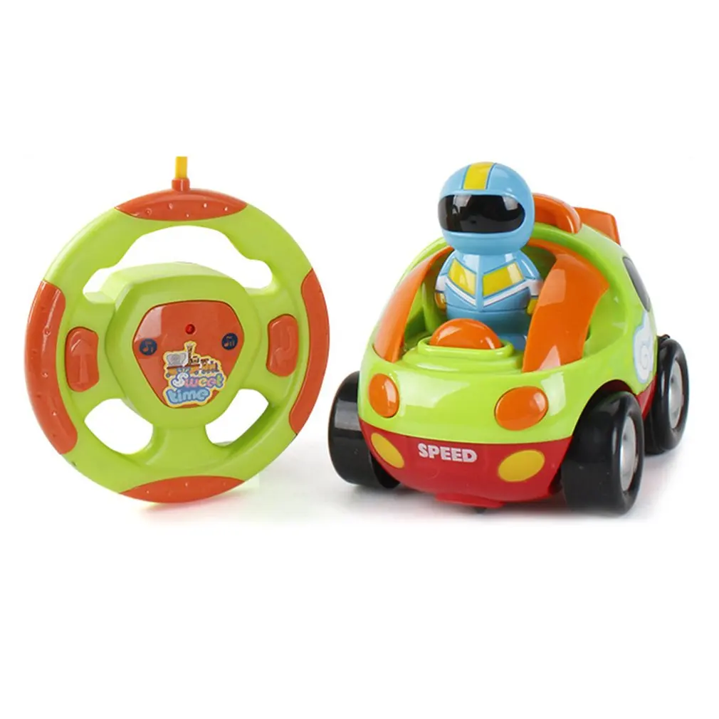 Новинка! Милый мультфильм RC гоночный автомобиль с радиоуправлением игрушечный