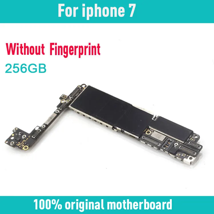 32 Гб 128 ГБ 256 ГБ для iphone 7 4,7 дюймов материнская плата с/без Touch ID, оригинальная разблокированная для iphone 7 материнская плата с чипами - Цвет: 256GB NO Touch ID