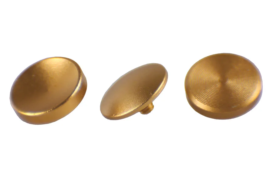 3 шт. Золотая плоская вогнутая выпуклая Кнопка механического спуска затвора для