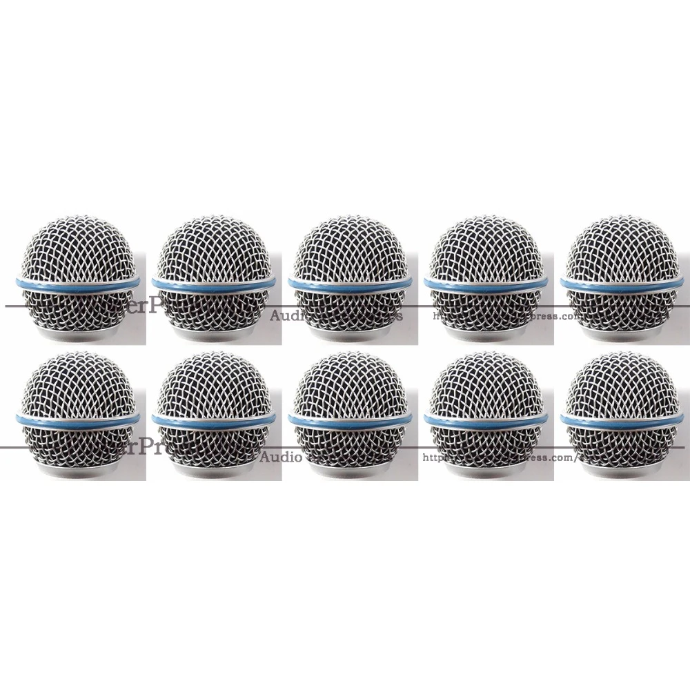 

10pcs/lot Professional Replacement Ball Head Mesh Grille Accessories for Shure BETA58 BETA58A SM58 SM58S SM58LC