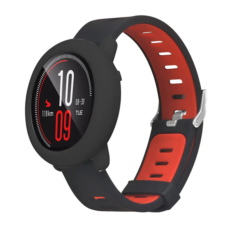 4в1 Huami Amazfit Pace ремешок силиконовый спортивный на запястье часы браслет + защитный