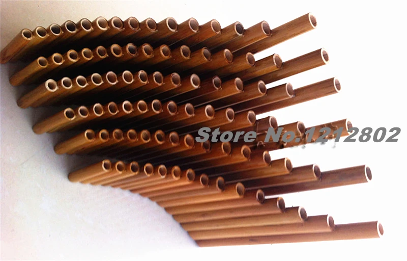 Pan Flute 15 трубок из натурального бамбука инструмент для ветряных приборов ручной