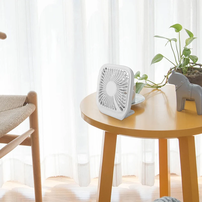Квадратный портативный небольшой настольный вентилятор мини вентиляторы USB 13