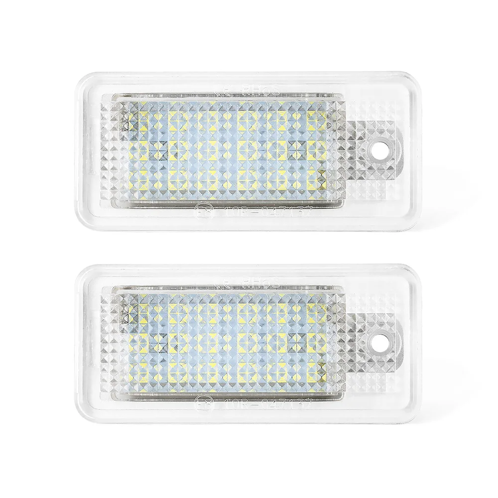 2 шт. Led номерной знак Светильник лампы ошибок лампа для Audi A4 A5 A6 C6 A3 S3 S4 S5 B6 B7 S6 A8 S8 Rs4