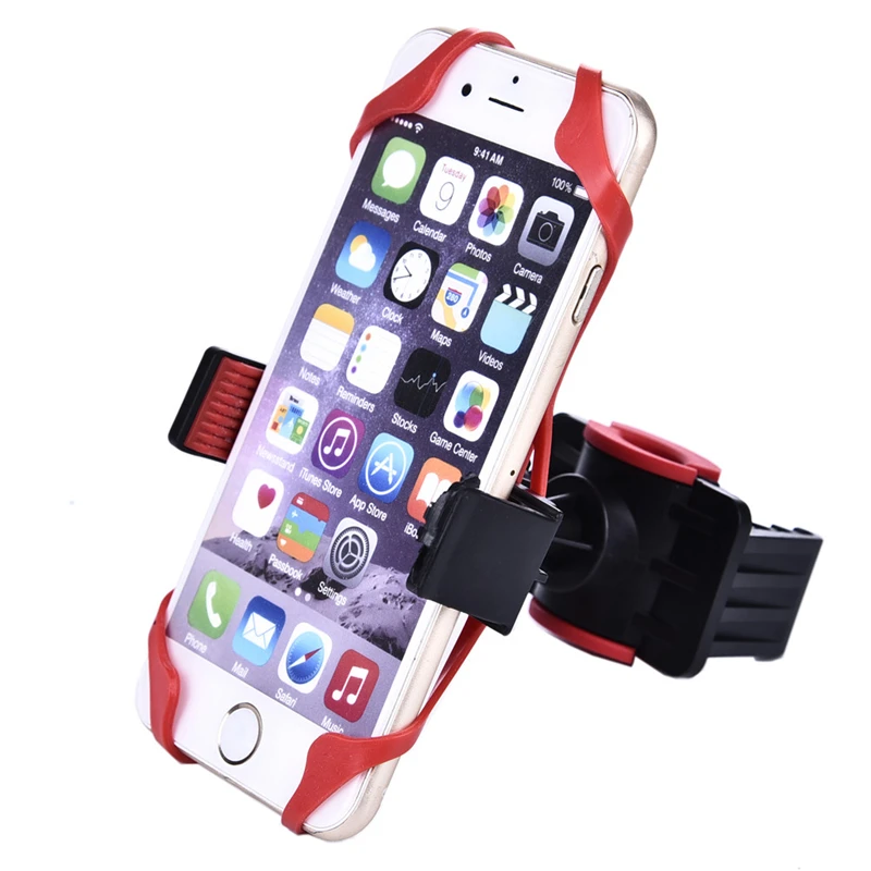 

Bicycle Phone Holder Motorbike Handlebar Mobile Phone Holder with Silicone Support Suitable For Iphone Samsung XIAOMI GPS