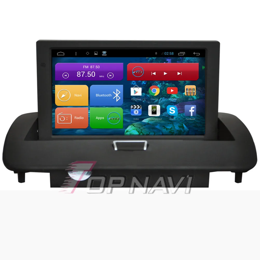 Автомобильная Мультимедийная система TOPNAVI четыре ядра Android 6 0 GPS навигация для Volvo