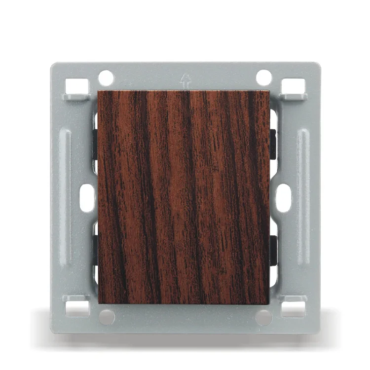 Настенный переключатель розетка панель 86 Европейский Стиль дерево цвет пустой