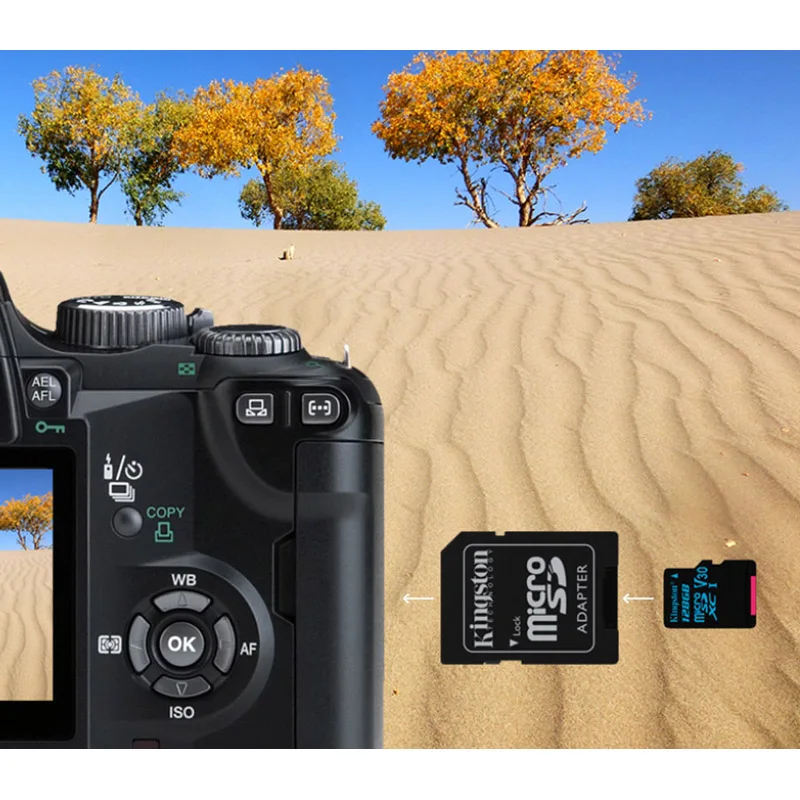 Карта памяти Kingston Digital 32 ГБ 64 microSDHC Canvas карта скорости класс 10 флеш память (SDCG2/32