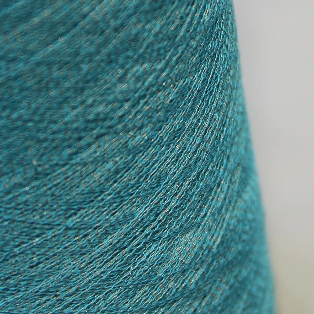 

60S/1+40D silver thread blended cotton yarn