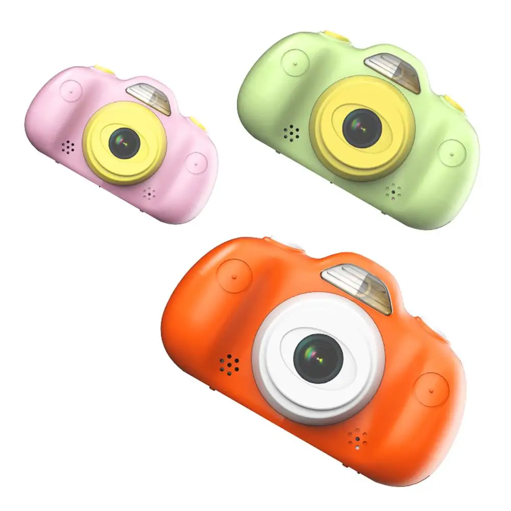 Новинка 2,4 дюймов TFT экран Детская Цифровая камера HD 8MP DSLR двойной объектив камера Встроенные игры видео запись для детей Подарки