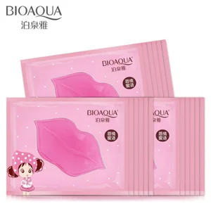 Imported 10pcs Collagen Crystal lip mask lips plump gel personal care hydrating lip whitening a smacker wrink