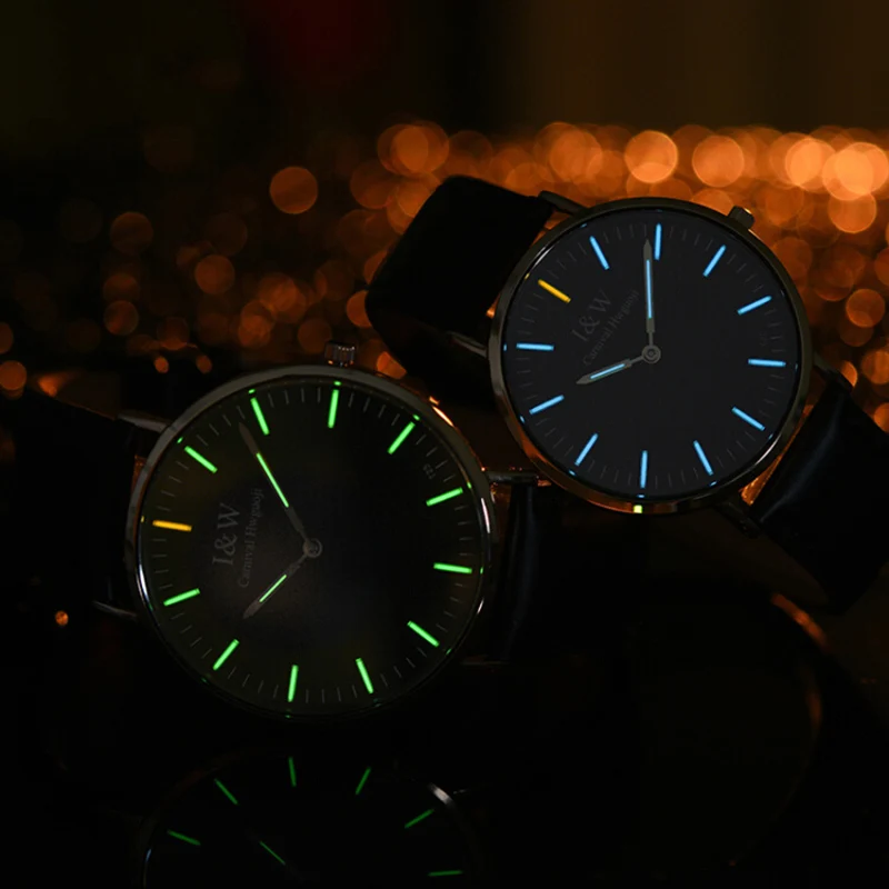 Карнавальные кварцевые часы для мужчин T25 ультратонкие светящиеся из нейлона с