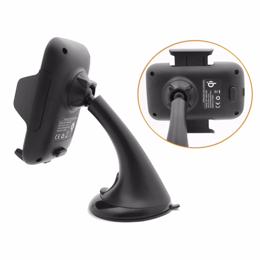 

Fast Wireless Car Charger with 1.5m Charging Cable and wireless receiver for Samsung S9 S8 plus S7S6 edge and iphoneX 8 7 6plus