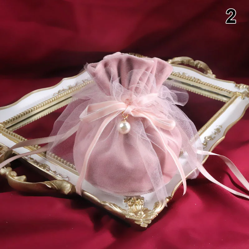 pink with yarn Конфеты мешок, чехол шоколад милые украшения подарки Портативный для Свадебная вечеринка может CSV - Цвет: pink with yarn