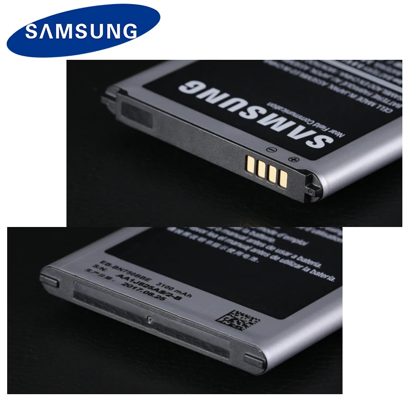 EB-BN750BBC сменная батарея для samsung Galaxy Note 3 Neo N750 N7508V SM-N7505 N7502 EB-BN750BBE 3100 мАч с NFC
