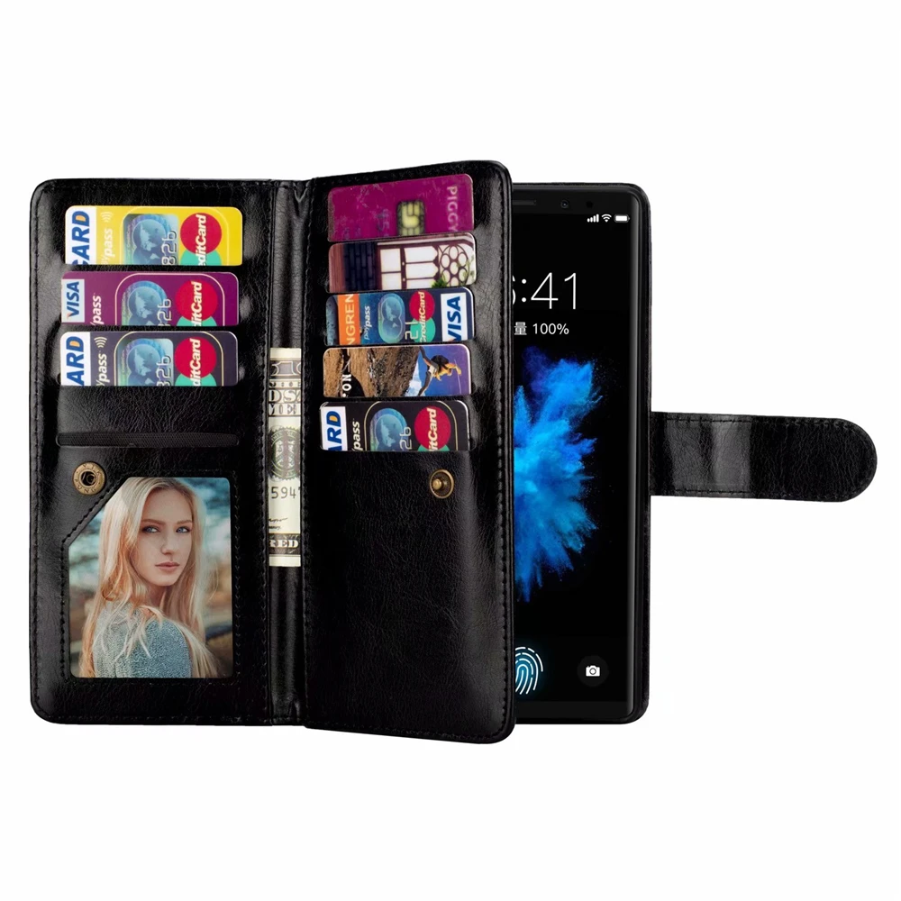 Для Samsung NOTE 20 10 9 S20 S9 S10 Plus Многофункциональный флип кошелек кожаный чехол