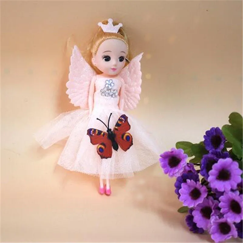 1 шт. мини маленький ангел кукла игрушки Маленькая подвеска милая девочка