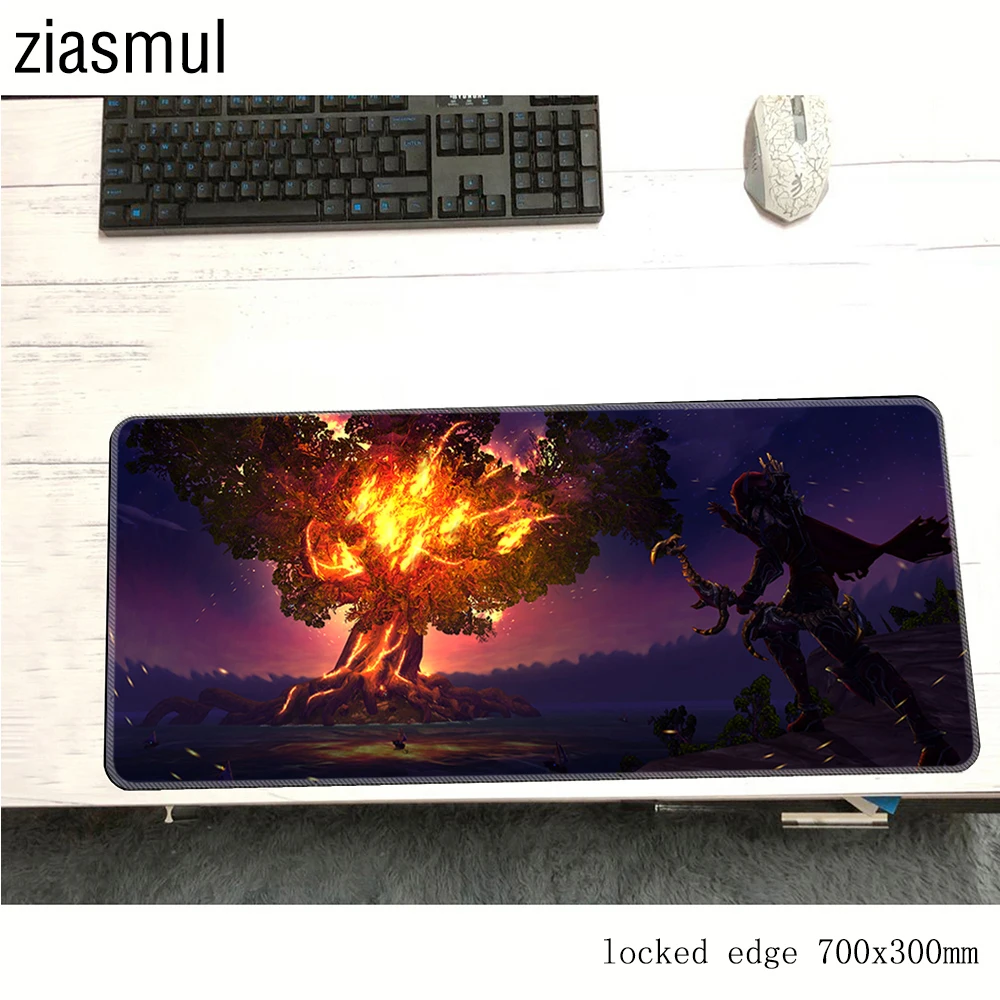 Коврик для мыши Azeroth 700x300x3 мм модный компьютерной карты игровые аксессуары 3d