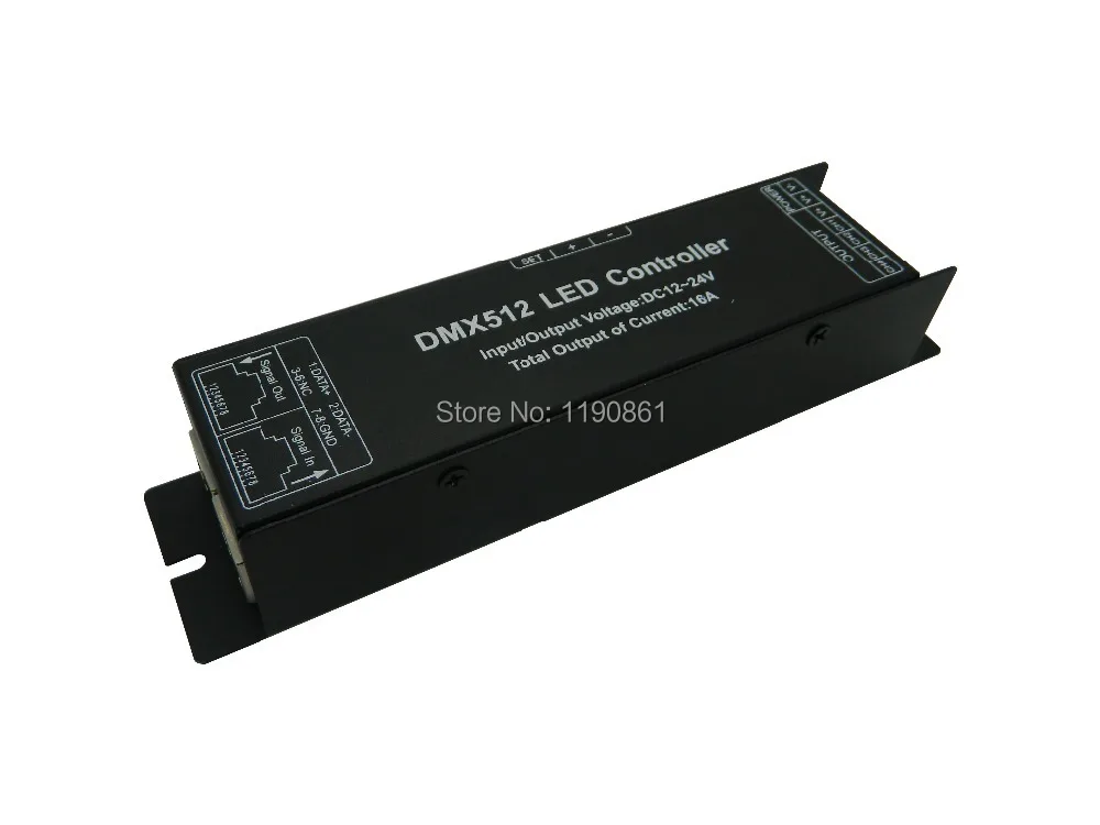 4-канальный светодиодный контроллер RGBW DMX512 декодер и драйвер 12 В DMX | Лампы