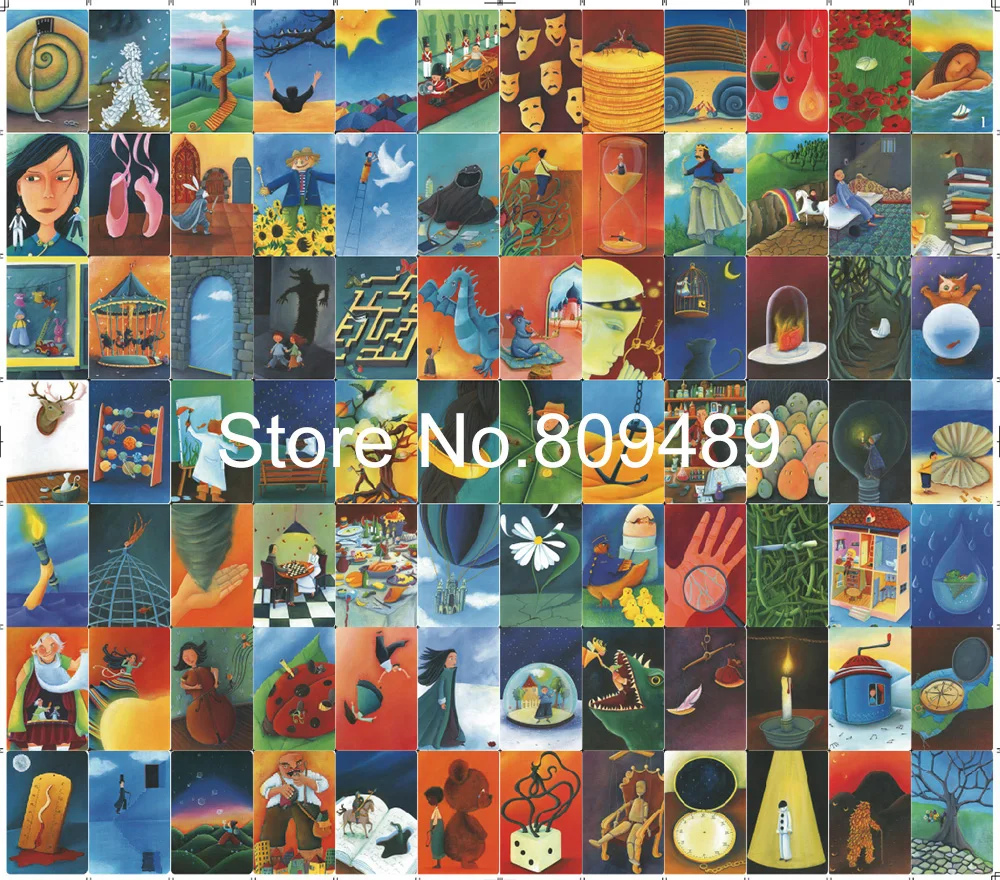 dixit настольная игра 336 карт Красивая тканевая сумка с деревянными кроликами детские игрушки для дома вечерние карточные игры