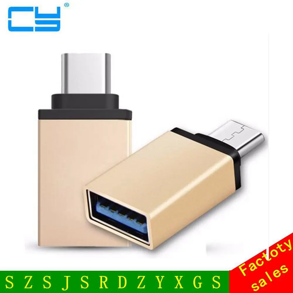 Новый металлический адаптер USB 3 0 Type-C OTG для Macbook ChromeBook Mi4C 4s Meizu Pro5 ZUKZ1 Oneplus2 Lumia950 Nexus 6P
